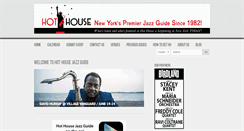 Desktop Screenshot of hothousejazz.com